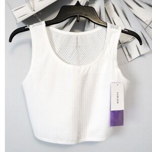 ite Mesh Tank Bra Top w/ Built-In Padding + Invisible Bra Pads